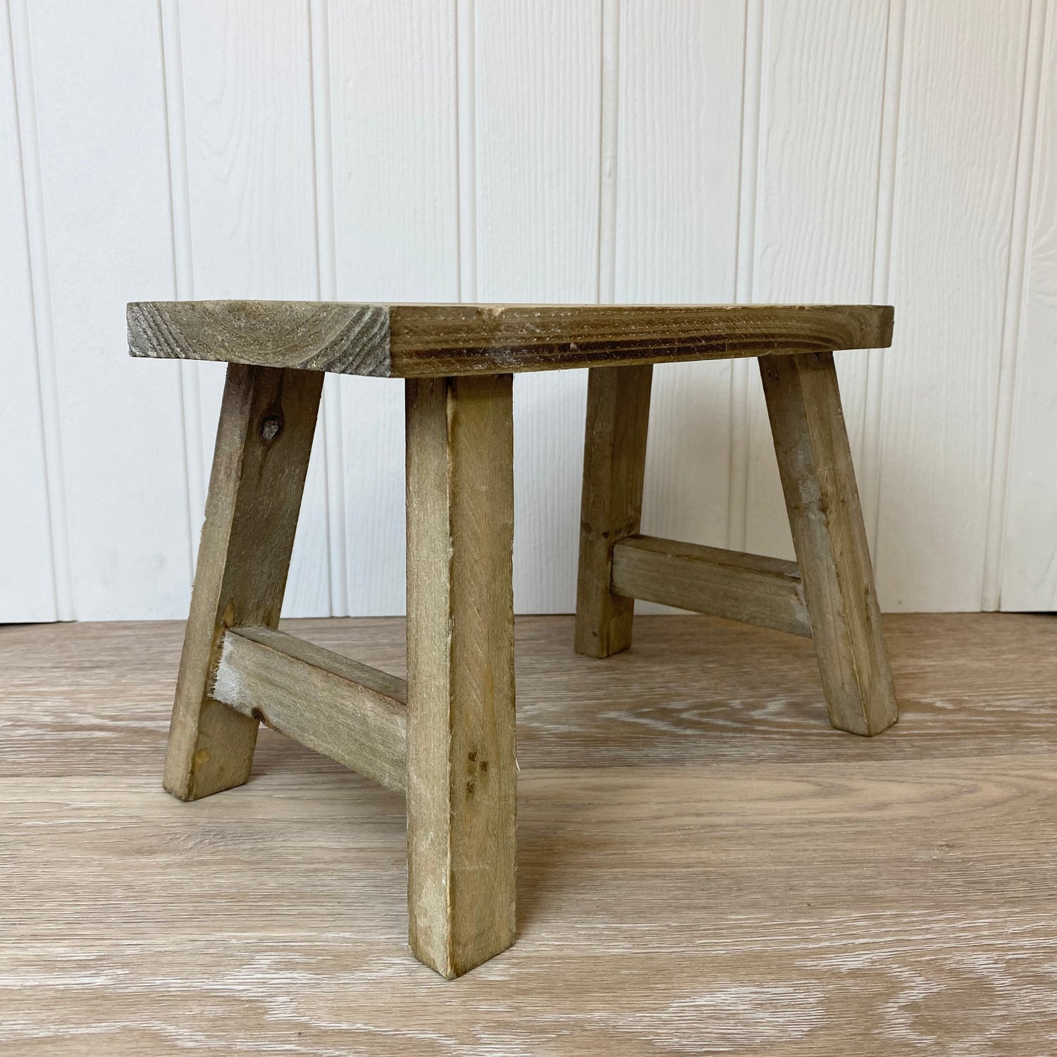 small wooden bench