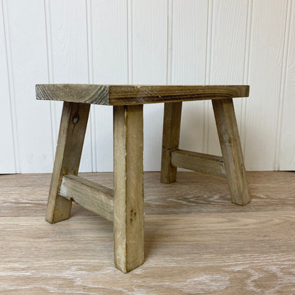 small wooden bench