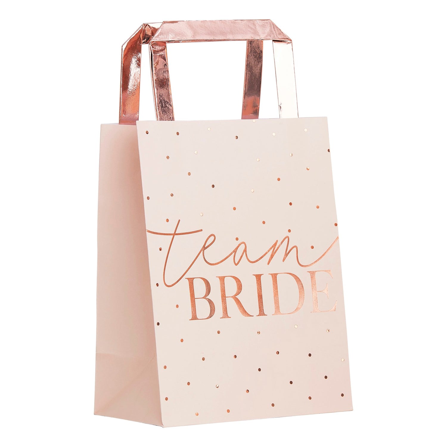 Team Bride Rose Gold Party Bags